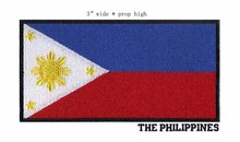 Filipinas 3 "de largura bordado patch bandeira para listras/produtos para costura/pequenas flores amarelas 2024 - compre barato