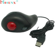 Mosunx Advanced mouse Computer Optical Hand-Held USB Trackball Mouse Mice Win 7 OS For PC and Laptop Computers 1PC 2024 - buy cheap
