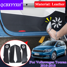 Protector de estilo de coche, almohadilla de borde lateral, cubierta de alfombrillas antipatadas para Volkswagen Touran 2016-2018, deocoración 2024 - compra barato