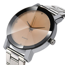 Fashion Man Women Crystal Band Stainless Steel Wrist Watch Luxury Top Brand Gift Quartz Casual Men Watches Relogio Masculino 2024 - buy cheap
