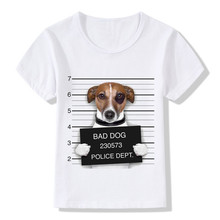 Children Summer Bad/Pug French Bulldog Funny T-shirt Baby Boys Girls Fashion Tops T shirt Kids Clothes,ooo2019 2024 - buy cheap