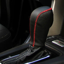 For Subaru Xv 2012 2013 2014 2015 Car Cover Gear Shift Knob Cover Handbrake Shift Cover Pu Leather AT 2Pcs Per Set 2024 - buy cheap