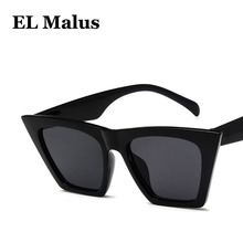 [EL Malus]Famous Cat Eye Sunglasses Women New Vintage Brand Designer Red Blue Lens Female Sun Glasses Eyewear Driving SG060 2024 - buy cheap