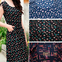 Viscose Fabric Soft Comfortable Pajamas Dress Blouse Material Reactive Printing 2024 - buy cheap