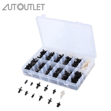 AUTOUTLET 350Pcs/set for Car Auto Door Rivet Trim Clip Panel Body Interior Fastener Car Auto Push Pin Rivet Trim For Ford 2024 - buy cheap