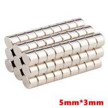 2019 NEW 50Pcs 5x3 Neodymium Magnet Permanent N35 NdFeB Super Strong Powerful Small Round Magnetic Magnets Disc 5mm x 3mm 2024 - buy cheap