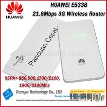 Оптовая продажа Бесплатная доставка Новое поступление Оригинальный разблокированный HSPA + 21,6 Мбит/с HUAWEI E5338 карманный 3G Мобильный Wi-Fi роутер и точка доступа Wi-Fi 2024 - купить недорого
