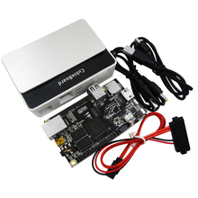 PC Cubieboard A20, placa de desarrollo de doble núcleo con Cable de alimentación, línea SATA Cable USB a TTL con funda 2024 - compra barato