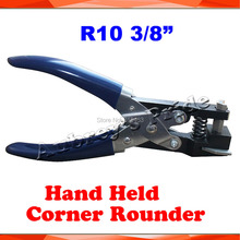 Nova marca R10 3/8 "Hand Held ID Negócios Criedit Cartão de Papel PVC Canto Rounder Soco Alicate Cortador 2024 - compre barato