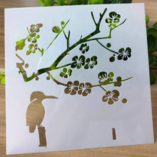 Thrush pássaro planta modelo de pintura diy artesanato coloração gravação acessórios sjablonen para scrapbooking diário estêncil reutilizável 2024 - compre barato