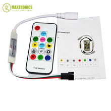 New DC5V Wireless mini 14keys RF Digital Color RGB LED Controller for WS2811 WS2812 WS2812B LED Strip 2024 - buy cheap