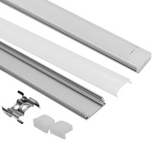 10/12/15/18/20/50/pcs DHL 1m LED strip aluminum profile for 5050 5630 LED disco strip LED bar light aluminum channel with cover 2024 - buy cheap