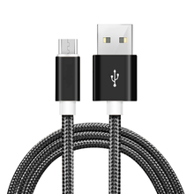 HANNORD Micro USB Cable 2A Fast Charging Micro USB Data Charger Cable Data Syn Nylon Braided Micro USB Cable 1M 2M for Android 2024 - buy cheap