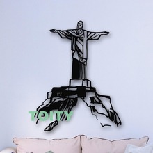 Wall Stickers Vinyl Decal Christ the Redeemer Statue Rio de Janeiro Home Interior Decor Art Mural H71cm x W57cm/27.9" x 22.5" 2024 - buy cheap