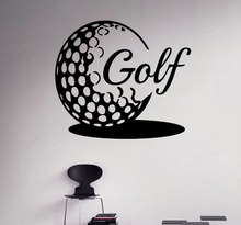 Golf Ball Wall Vinyl Decal Golf Emblem Sports Wall Sticker Home DIY Wall Interior Bedroom Decor Art Vinyl Murals ADESIVO NY-142 2024 - buy cheap