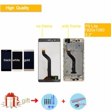 5.2'' 1920x1080 IPS Display For HUAWEI P9 Lite LCD Touch Screen Digitizer for HUAWEI P9 Lite LCD Screen with Frame Replacement 2024 - buy cheap