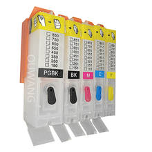 5PCS PGI-550 CLI-551 BK C M Y Refillable ink Cartridge For CANON MG5450 MG5550 MG6450 ip7250 MX925 MX725 IX6850 PGI550 cli 551 2024 - buy cheap