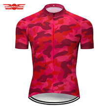 Summer 2019 Red Cycling Jersey Mtb Shirt Bicycle Clothing Bike Wear Clothes Mens Short Maillot Roupa Ropa De Ciclismo size:xxs 2024 - buy cheap
