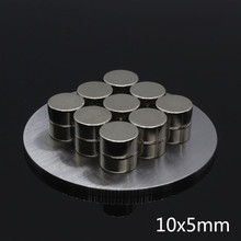 5Pcs 10 x 5 mm Mini Super Strong Powerful 10mmx5 mm Round Magnet Rare Earth Permanent Neodymium Magnets nickle Magnetic Material 2024 - buy cheap