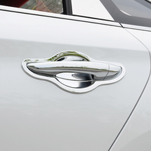 Для Hyundai Sonata LF 2015-2018 ABS Хромированная внешняя дверная ручка чаша крышка чашки защита полости отделка Аксессуары для стайлинга автомобилей 2024 - купить недорого