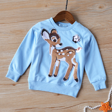 New Fashion 2019 Baby Girl Clothes Long Sleeve Cartoon Sequins Design T-Shirt Casual Sweet Clothes 2024 - buy cheap