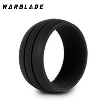 6-12 Size 100% Natural Silicone Ring 8MM Hypoallergenic Crossfit Flexible Silicone Finger Rings For Men Women Jewelry 50pcs/lot 2024 - buy cheap