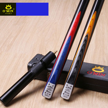 2019 O'Min NEW Gunman 3/4 Jointed Snooker Cues Sticks with 3 4 Snooker Cue Case Set 9.8mm Tips Made in China 2024 - buy cheap