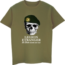 New Fashion Funny T-shirt French Legion Etranger Military Forces T Shirt New Men Cotton Short Sleeve Tshirt Cool Tees Tops 2024 - buy cheap