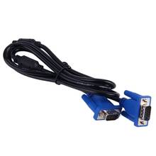 1.5M 5FT 15PIN VGA HDB15 SUPER VGA SVGA M/M Male To Male Connector Cable Cord Extension Monitor FOR PC TV 2024 - buy cheap