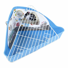 Ferret Rabbit Hi Corner Litter Pan Guinea Pig Tray Small Animals Toliet Plastic 3colours 2024 - buy cheap