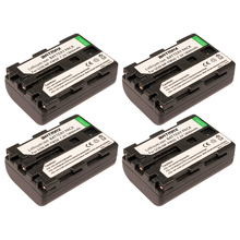 Batmax 4Pcs NP-FM50 NP FM50 NPFM50 Rechargeable Battery for Sony Alpha A100 DSLR-A100 A100K TRV408 DCR-PC105 FM30 FM50 FM70 FM90 2024 - buy cheap