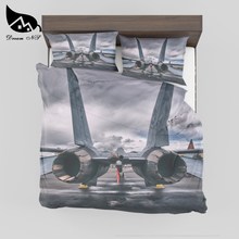 Dream ns-conjunto de roupa de cama 3d de alta definição, dropshipping, estampa digital, uss, gerald ford e fighter, capa de edredom personalizada, têxteis para casa 2024 - compre barato