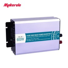 Inversor de onda sinusoidal pura, 600W, CC de 12V, 24V, 48V a ca de 110V, 220V, serie inteligente, energía Solar fuera de la red, 600W, potencia de sobrecarga, 1200W 2024 - compra barato