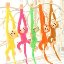 Brinquedo de pelúcia de macaco 60-90cm tamanho grande, 9 cores, animal de pelúcia, braço longo, boneca cauda, presente para crianças, hylobatimanual, fofo 2024 - compre barato