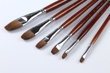 hot sale Mixed Weasel Hair paint brushes birch handle,economical paint brush art chinese brush,free shipping 2024 - buy cheap