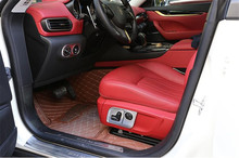Авто Внутреннее сиденье автомобиля кнопка регулировки переключатель ручка панель рамка отделка Блестки наклейка подходит для Maserati LEVANTE 2016 автомобиль-Стайлинг ABS 2024 - купить недорого