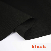 Tecido spandex preto elástico, tecido de malha, tecido de malha, saia, vestido. tecido elástico, biquíni traje de banho, bty, frete grátis. 2024 - compre barato