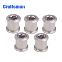 Craftsman-platos y bielas de titanio para bicicleta, pernos de cadena, Tuercas M8 para SRAM Shimano, 6,5mm, 5 uds. 2024 - compra barato