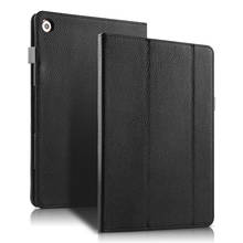 High Quality Genuine Real Leather Shell Skins Flip Stand Capa Cover Funda Case For Huawei MediaPad M5 Lite 10 BAH2-W19/L09/W09 2024 - buy cheap