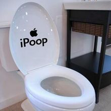 ebay/Amazon hot selling Creative funny poster mural wallpaper family wall decal Toilet seat stickers 2024 - buy cheap