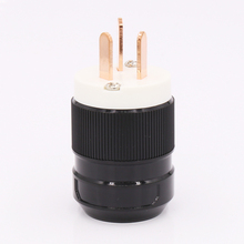 1pcs Hi-End Pure copper AU Mains Power Plug Male Copper Connector Cable Cord 3 Pin HiFi 2024 - buy cheap