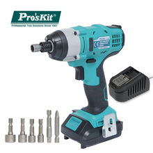 Proskskit PT-1802G 18 v bateria de lítio impacto broca chave de fenda casa recarregável elétrica broca multi-função ferramentas elétricas 2024 - compre barato