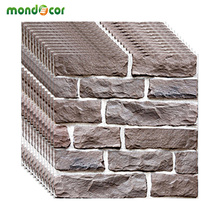 30*30cm PVC Modern Brick Stone 3D Mural Wallpaper DIY Self Adhesive Wall paper Living Room Bedroom TV Background Home Decoration 2024 - compre barato