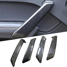 Carbon Fiber Style For Audi Q5 FY 2018 2019 ABS Car Styling Interior Front & Rear Door Handle Cover Trim Molding Accessories 2024 - buy cheap