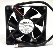 NMB 3110RL-04W-B70 8cm 8025 0.44A Two-wire Double Ball Large Air Volume Computer Cabinet Power Supply Cooling Fan 2024 - buy cheap