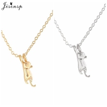 Jisensp 2022 New Fashion Jewelry Pendant Necklace Delicate Animal Cat Statement Necklace for Women Engagement Gifts N193 2024 - buy cheap