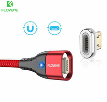 FLOVEME Magnetic USB Cable Fast Charging USB Type C Cable Magnet Charger Data Charge Micro USB Cable Mobile Phone Cable USB Cord 2024 - buy cheap