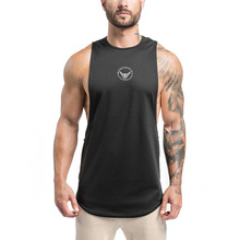 Musclechips colete de fitness masculino, camiseta sem manga muscular camiseta de musculação camisa de academia tanktop sólido personalizado 2024 - compre barato