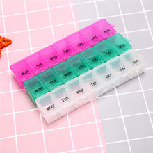 1Pc Pill Box Splitters 7 Days Pill Medicine Box Weekly Tablet Holder Storage Organizer Container Case 3 Colors 2024 - buy cheap