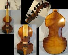 Mestre da cantar estilo barroco 7x7 cordas 16 "viola d'amore, som poderoso #12958 2024 - compre barato